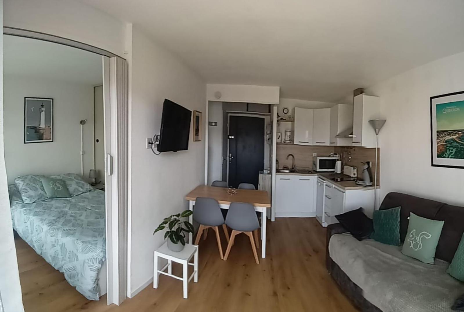 Appartement Cocon A Quiberon Dans Residence Calme, Plages Et Centre Ville A Pied Ou A Velo Pour 2 A 4 Personnes Екстер'єр фото