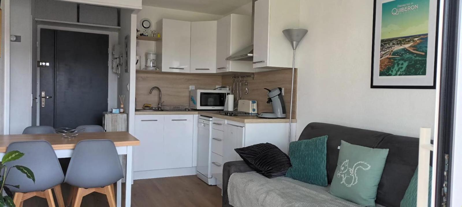 Appartement Cocon A Quiberon Dans Residence Calme, Plages Et Centre Ville A Pied Ou A Velo Pour 2 A 4 Personnes Екстер'єр фото